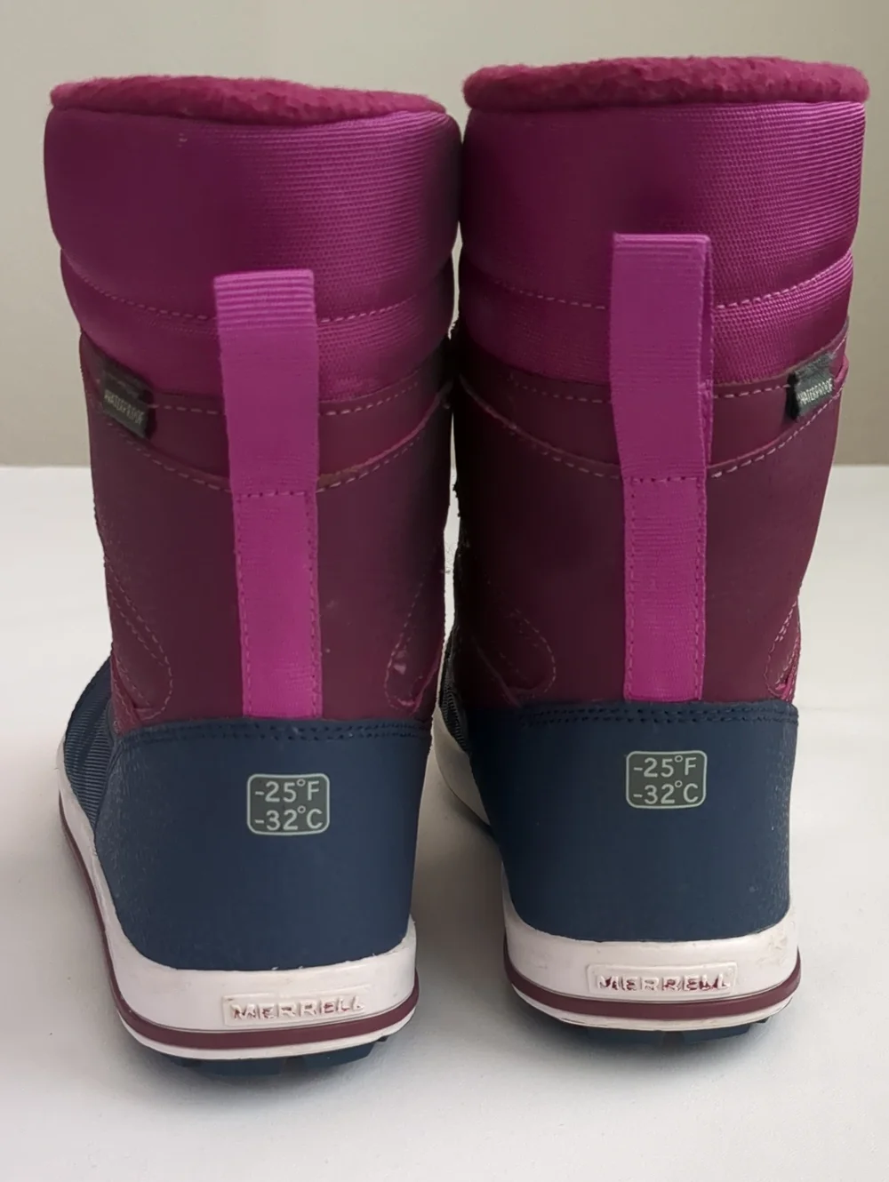 Merrell Snow Bank Winter Snow Girl's Boots Sz 4